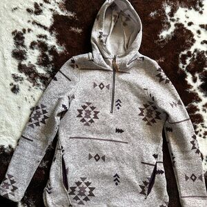 Aztec Patterned Hoodie